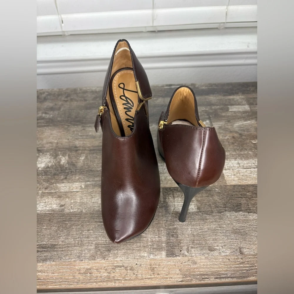 Lanvin Dark Brown Ankle Booties